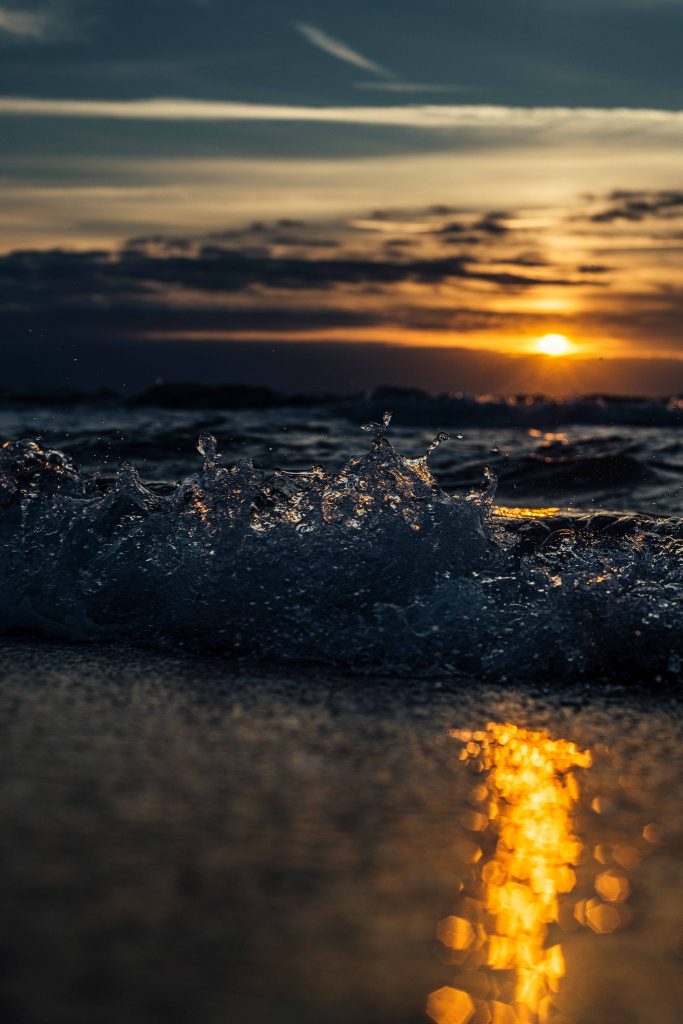 Sonnenuntergang am Strand von Graal-Müritz (Quelle: André Pristaff)